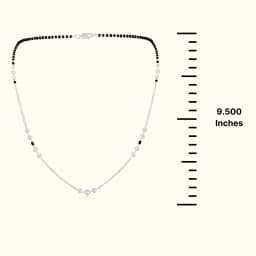 Anaya Silver Modern Mangalsutra