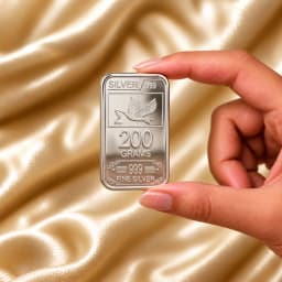 200 Grams 999 Silver Biscuit