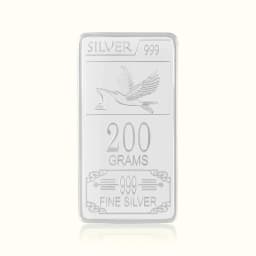 200 Grams 999 Silver Biscuit