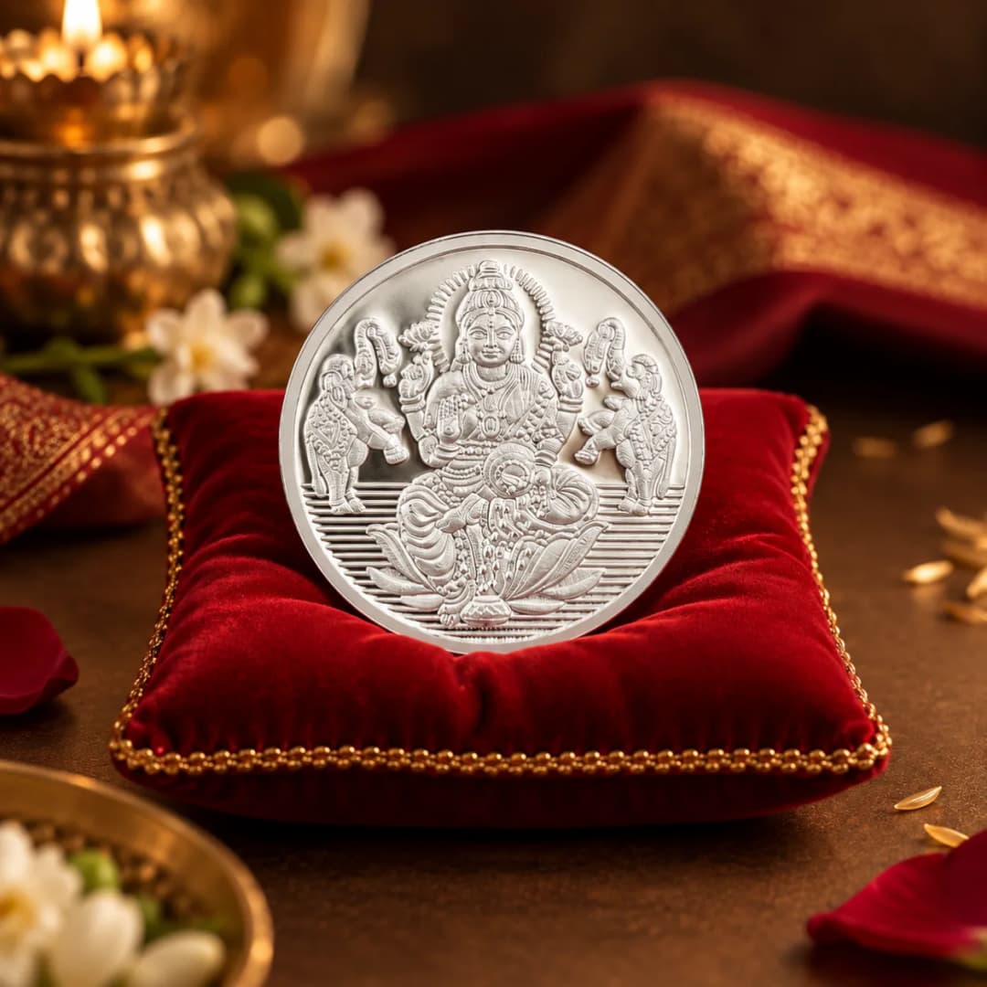 10 Gram 999 Goddess Lakshmi Pure Silver Coin