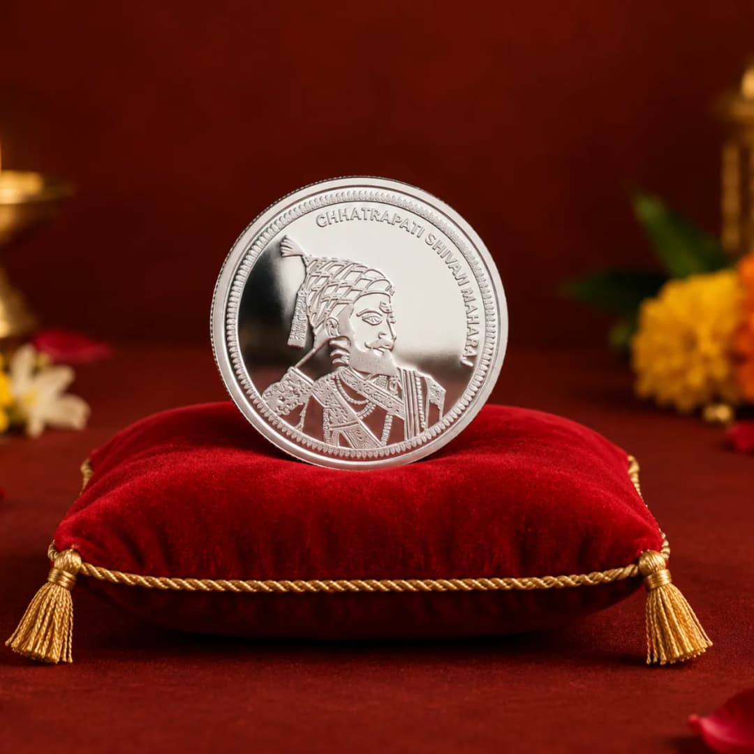 10 Gram Shri Chhatrapati Shivaji Maharaj Silver Coin