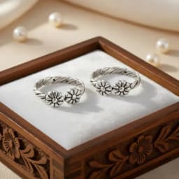 Elegant Silver Toe Ring