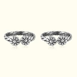 Elegant Silver Toe Ring