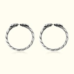 Elegant Silver Toe Ring