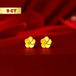 9CT Gold Floral Blossom Tops