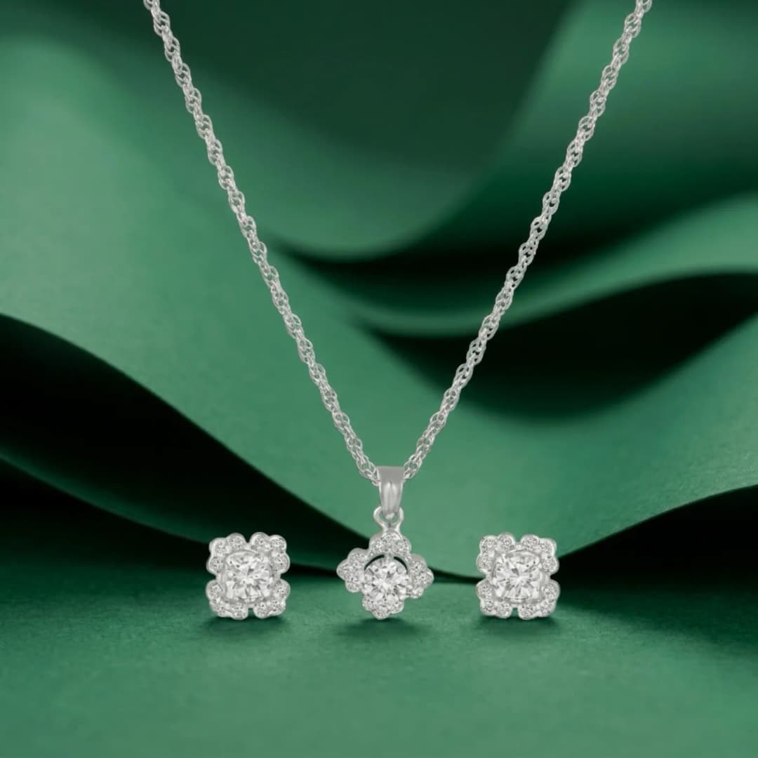Prima Silver Necklace Set