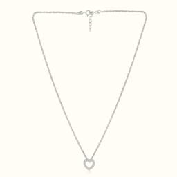 Cupids Silver Necklace Set