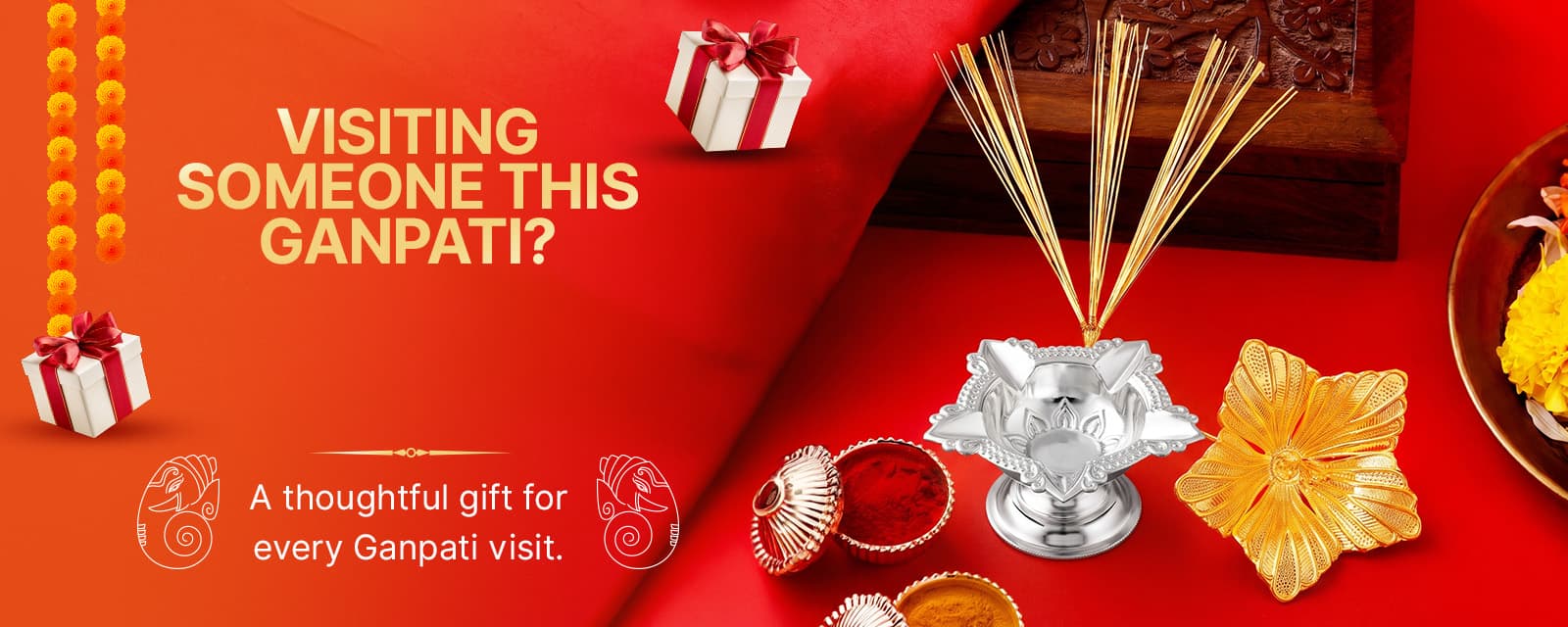 Gift Silver This Ganpati campaign banner