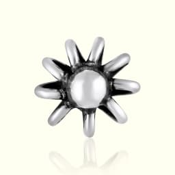 Flower Silver Nose Pin