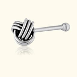 Subtle Charm Silver Nose Pin
