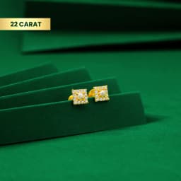 22Kt Golden Moti Square AD Tops