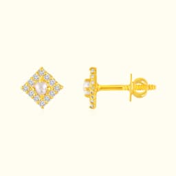 22Kt Golden Moti Square AD Tops