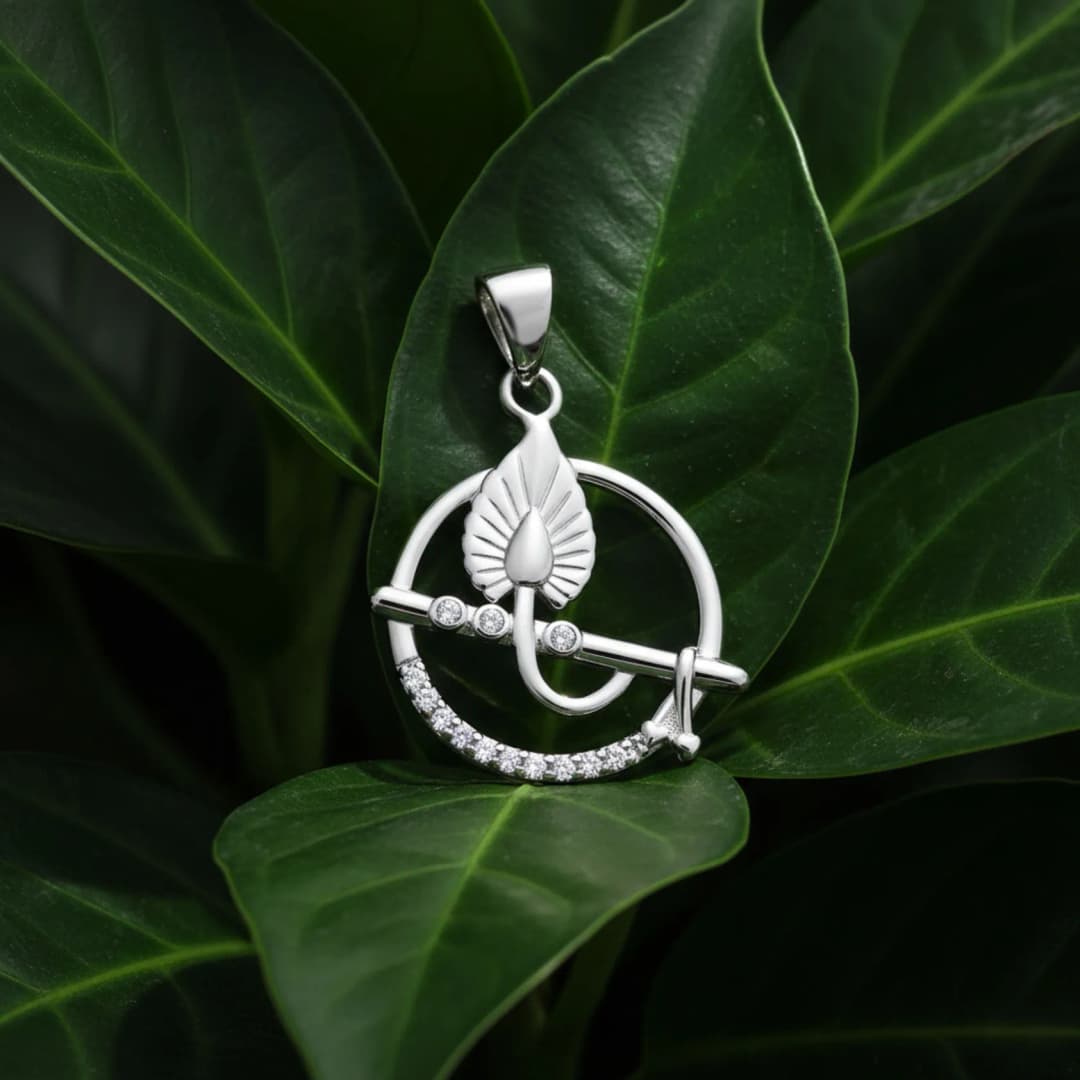 Krishna Murli Silver Locket