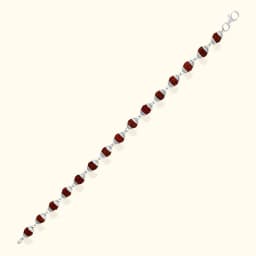 Rudraksh Silver Bracelet