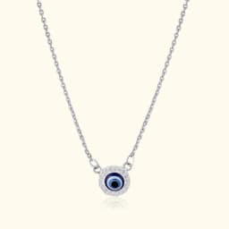 Evil Eye Silver Fancy Chain