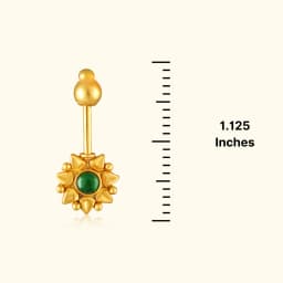 Gold-Plated Emerald Silver Bugadi