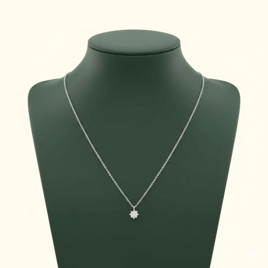 Sitara Bloom Fancy Silver Chain