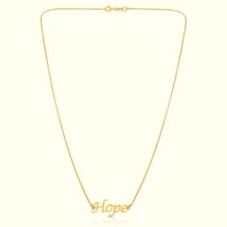 Hopeful Radiance Golden Fancy Chain