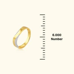 Luna 9CT Gold Couple Band