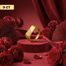 Origin Mens 9ct Gold Texture Ring