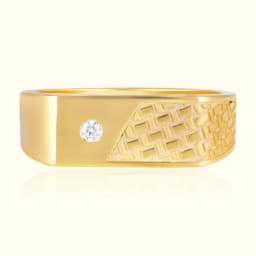 Origin Mens 9ct Gold Texture Ring