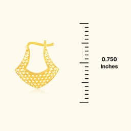 9CT Gold Angular Bali
