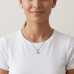 Soloire Silver Necklace Set