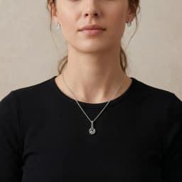 Serene Silver Necklace Set