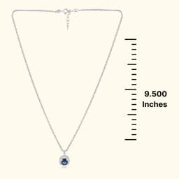 Blue Royale Silver Necklace Set