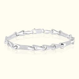 Elvaron Silver Men Bracelet