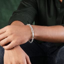 The Sovereign Silver Men Bracelet