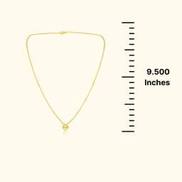 18CT Four-Leaf Clover Gold Chain