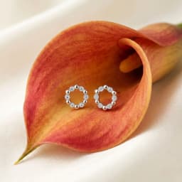 Moonbeam Silver Studs