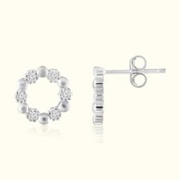 Moonbeam Silver Studs