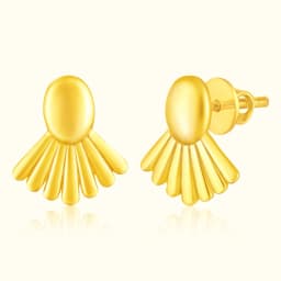9CT Gold Shell Fan Tops