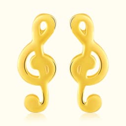 9CT Gold Music Note Tops