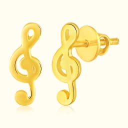 9CT Gold Music Note Tops