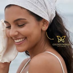 9CT Gold Modern Earrings
