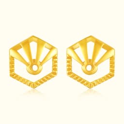 9CT Gold Modern Earrings