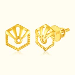 9CT Gold Modern Earrings