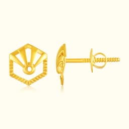 9CT Gold Modern Earrings