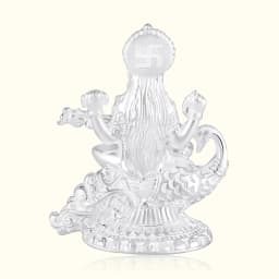 Pure Silver Saraswati Idol