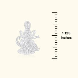 Pure Silver Saraswati Idol