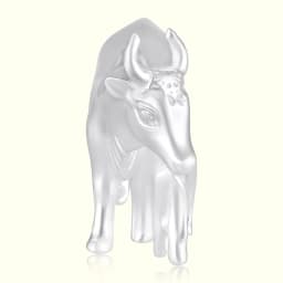 Silver Cow and Calf Idol