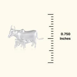Silver Cow and Calf Idol