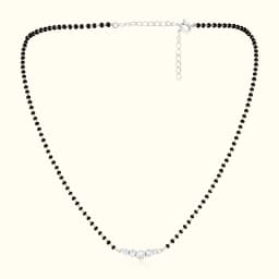 Grace Silver Mangalsutra