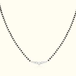 Grace Silver Mangalsutra