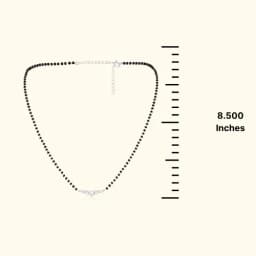 Grace Silver Mangalsutra