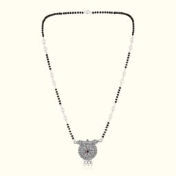 Moti Kolhapuri Silver Mangalsutra