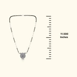Moti Kolhapuri Silver Mangalsutra